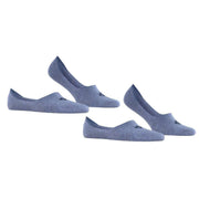 Burlington Everyday 2-Pack No Show Socks - Denim Blue