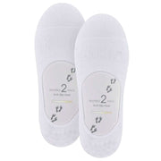 Burlington Everyday Invisible 2 Pack Socks - White