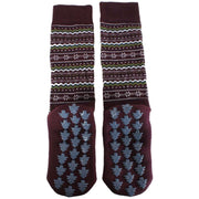 Burlington Holiday Homepad Socks - Burgundy