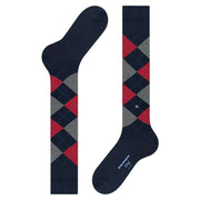 Burlington King Knee High Socks - Marine Blue