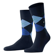 Burlington King Socks - Marine Navy