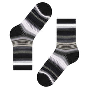 Burlington Stripe Socks - Black