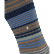 Burlington Stripe Socks - Dark Grey