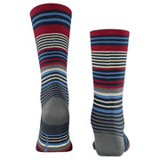 Burlington Stripe Socks - Marine Blue