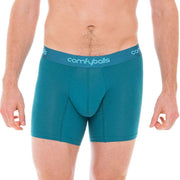 Comfyballs Cotton Long Boxer - Spruce Green