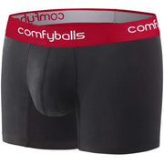 Comfyballs Long Boxers - Black/Red