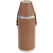 David Van Hagen 6oz Hunter Stainless Steel Hip Flask - Brown/Silver