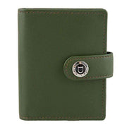 Dents Eden Security Business Card Holder - Olive/English Tan