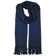 Dents Plain Woven Pashmina Scarf - Navy