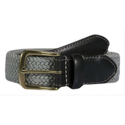 Dents Stretch Elastic Webbing Belt - Silver Grey