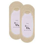 Esprit Solid Low 2 Pack No Show Socks - Cream