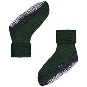 Falke Cosyshoe Slipper Socks - Green Mel