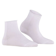 Falke Cotton Touch Short Socks - White