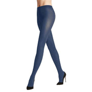 Falke Cotton Touch Tights - Lapis Blue