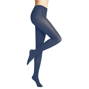 Falke Cotton Touch Tights - Lapis Blue