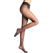 Falke Dot Vitalize 20 Denier Tights - Black