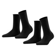 Falke Happy 2-Pack Socks - Black