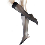 Falke Matte Deluxe Transparent 20 Denier Knee High Tights - Marine