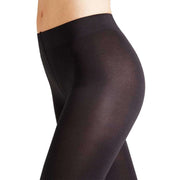 Falke Seidenglatt 80 Den Opaque Shining Tights - Black