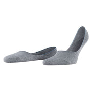 Falke Step Medium Cut No Show Box Socks - Light Grey Mel