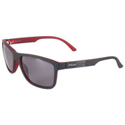 French Connection D Frame Wrap Sunglasses - Black/Red