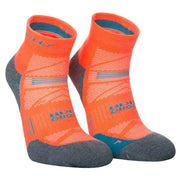 Hilly Supreme Anklet Med Socks - Neon Candy/Grey Marl