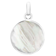 KJ Beckett Mother of Pearl Pendant - Silver