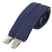 Knightsbridge Neckwear Clip on Braces - Navy