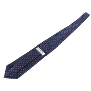 Knightsbridge Neckwear Spotted Silk Tie - Navy/Pink