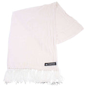 Knightsbridge Neckwear Velvet Scarf - White