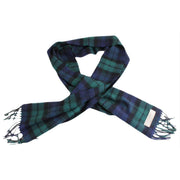 Locharron of Scotland Black Watch Modern Lambwool Scarf - Dark Green/Navy/Black