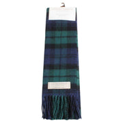 Locharron of Scotland Black Watch Modern Lambwool Scarf - Dark Green/Navy/Black