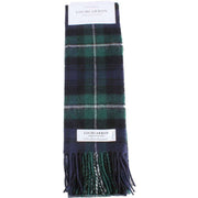 Locharron of Scotland Bowhill Forbes Modern Lambswool Scarf - Green/Navy