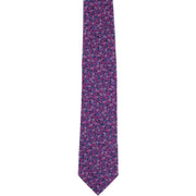 Michelsons of London Blurred Floral Tie and Pocket Square Set - Pink
