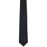 Michelsons of London Irregular Medallion Silk Tie - Black