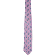 Michelsons of London Large Pine Tie and Pocket Square Set - Pink