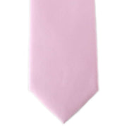 Michelsons of London Plain Ployester Tie - Pink