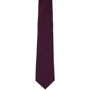 Michelsons of London Plain Silk Tie - Magenta