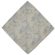 Michelsons of London Vintage Paisley Polyester Tie and Pocket Square Set - Taupe