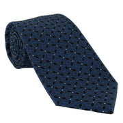 Michelsons of London Wave Design Polyester Tie - Teal