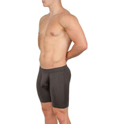 Obviously EliteMan Boxer Brief 6inch Leg - Titanium Grey