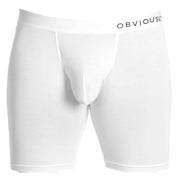 Obviously Primeman AnatoMAX Boxer Brief 6inch Leg - White