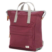 Roka Bantry B Medium Sustainable Nylon Backpack - Plum Purple