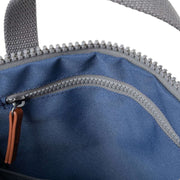 Roka Finchley A Medium Sustainable Canvas Backpack - Burnt Blue