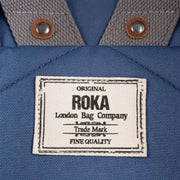 Roka Finchley A Medium Sustainable Canvas Backpack - Burnt Blue