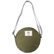 Roka Paddington B Small Sustainable Canvas Crossbody Bag - Moss Green