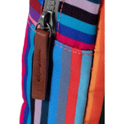 Roka Willesden B Sustainable Canvas Striped Scooter Bag - Multi-colour