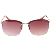 Suuna Modern Square Rimless Sunglasses - Gold