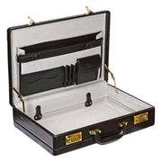 Tassia Contrast Stripe Attache Case - Black