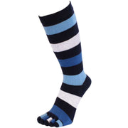 TOETOE Stripy Denim Toe Socks - Blue